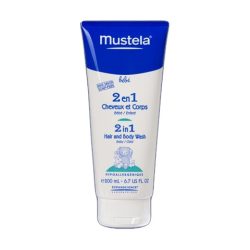 Mustela 2 in 1 Capelli e Corpo, un prodotto conveniente col quale detergere la pelle del bambino senza seccarla ed al contempo proteggere il suo cuoio capelluto