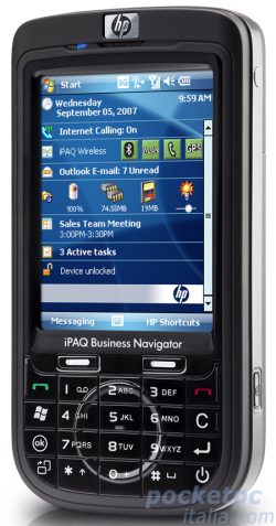 Scopri di più sull'articolo Telefono cellulare Hewlett Packard iPAQ 614 Business Navigator: solo il nome  tutto un programma