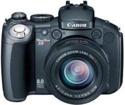 Scopri di più sull'articolo Fotocamera digitale: Canon PowerShot S5 IS, via di mezzo fra una compatta ed una reflex.