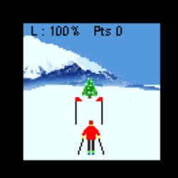 Gioco per cellulare Nokia: Downhill Skier, sarete in grado di lanciarvi giù da pendii innevati senza spaccarvi le ossa?