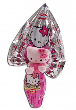Scopri di più sull'articolo Uovo Hello Kitty al cioccolato finissimo Giochi Preziosi, la tenera gattina torna a Pasqua con una doppia sorpresa
