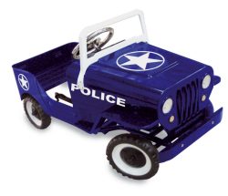 Scopri di più sull'articolo Auto Jeep  Polizia  a pedale