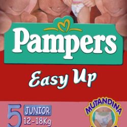 Pannolini Pampers Easy Up 8 – 15 kg, quasi fossero mutandine,  con fasce laterali elastiche ed allungabili