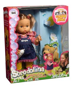 Scopri di più sull'articolo Sbrodolina Primi Passi con Cucciolo, la bambola per le bambine che sognano di fare le mamme