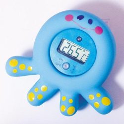 Termopolipo – Misura Temperatura, un simpatico aggeggio che consente la misurazione del grado di temperatura dell’acqua al momento del bagnetto del bebè