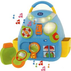 Zainetto GiocaEsplora, un giocattolo utile alla crescita del bimbo che si divertirà  con puzzle, luci, colori e quant’altro